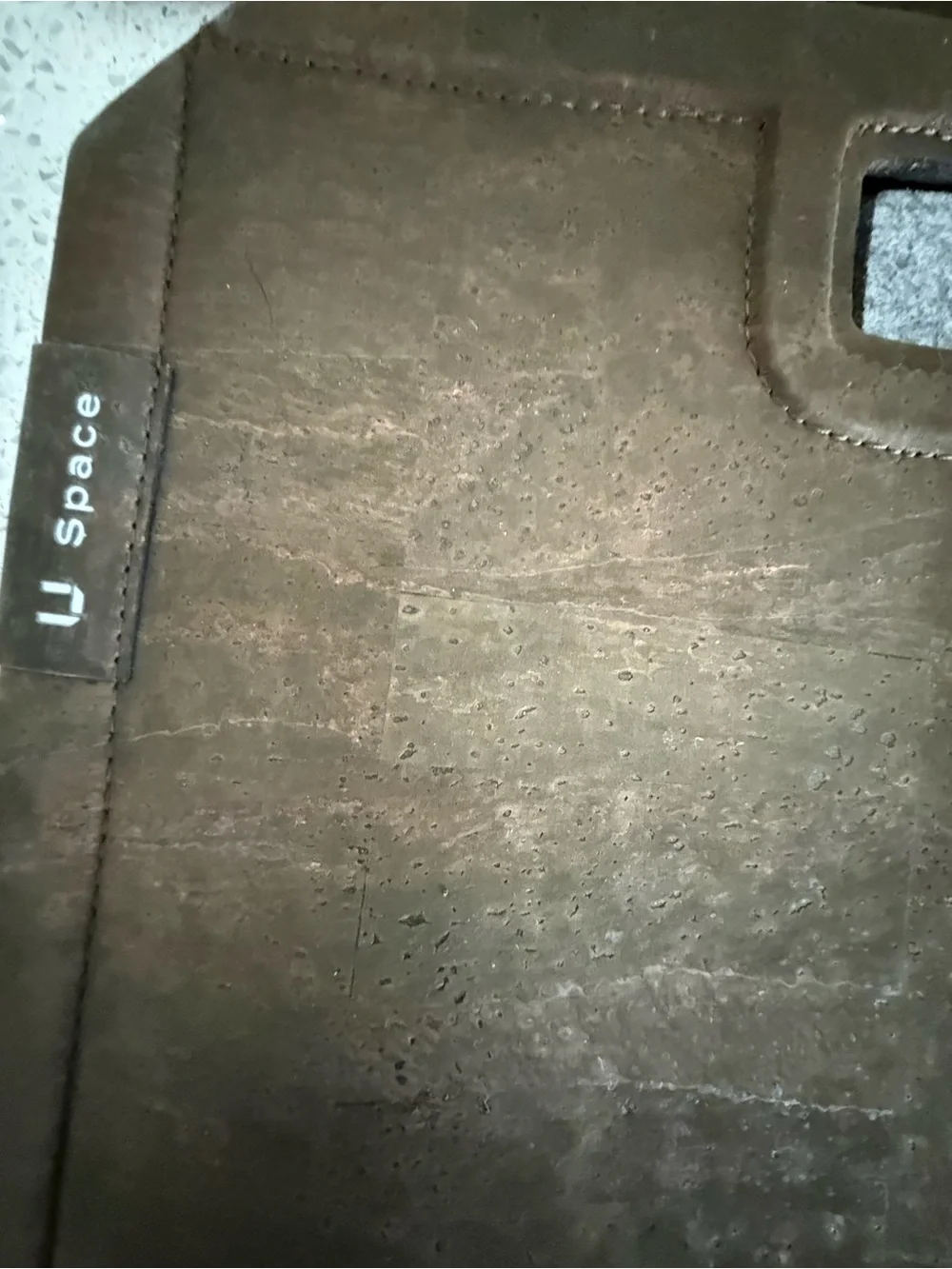 Brown Modular Tablet Carrying Case with Adjustable Strap